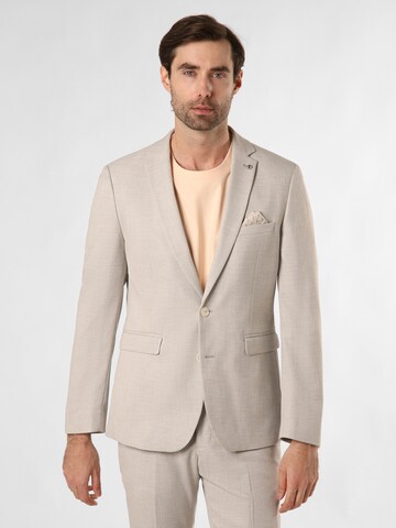 Finshley & Harding London Slimfit Sakko 'Brixdon' in Beige: predná strana