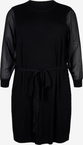Zizzi Φόρεμα 'MCARRIE' σε μαύρο: μπροστά