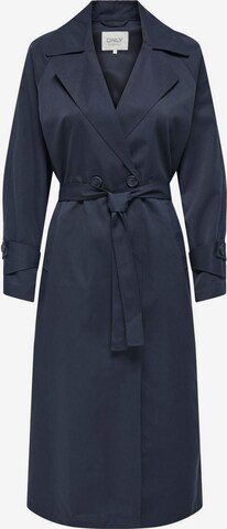 ONLY Between-Seasons Coat in Blue: front