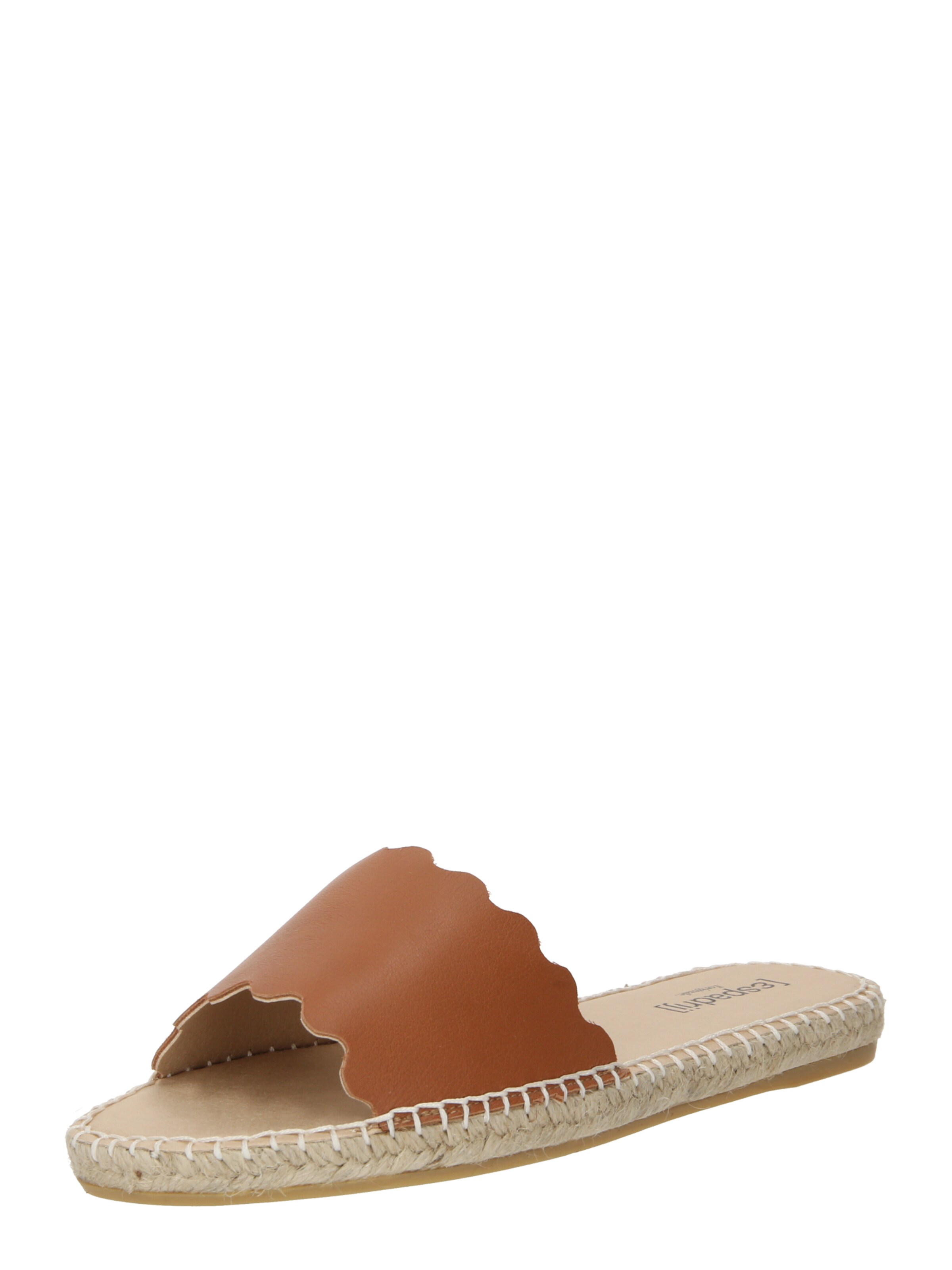 espadrij l´originale Pantofle 'LYON PLAGE' – hnědá: přední strana