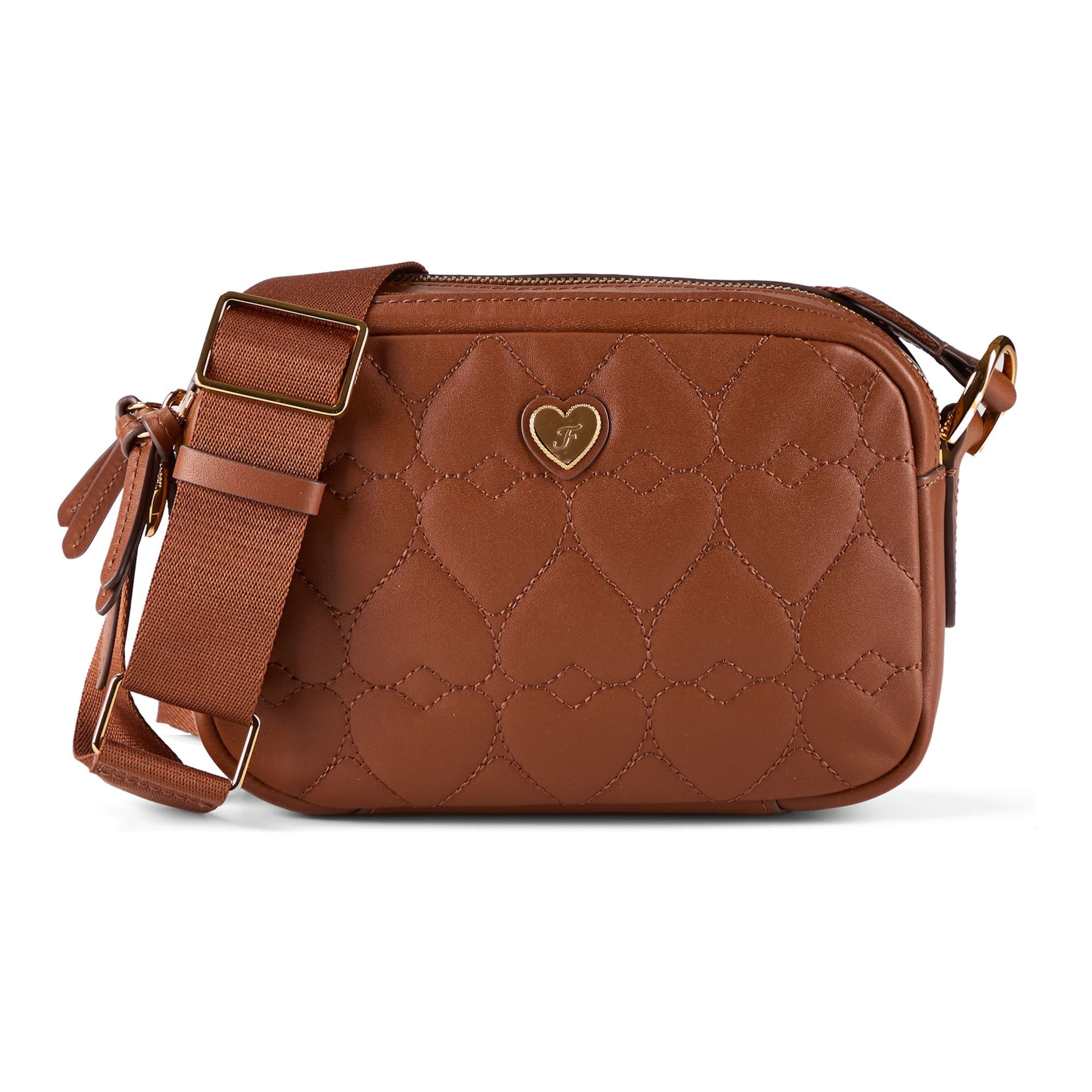 Borsa a tracolla 'Danni' di FOSSIL in marrone: frontale