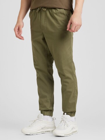 JACK & JONES Tapered Broek 'JPSTGORDON JJDAVE' in Groen: voorkant