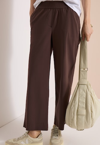 CECIL Wide Leg Hose 'Neele' in Braun: Vorderseite