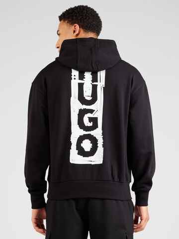 HUGO Sweatshirt 'Diushi' in Schwarz