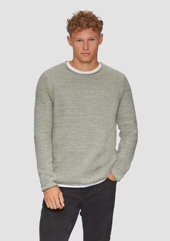 QS Pullover in Grau: Vorderseite