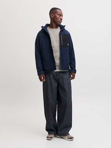 JACK & JONES Prehodna jakna 'JJLUPO' | modra barva