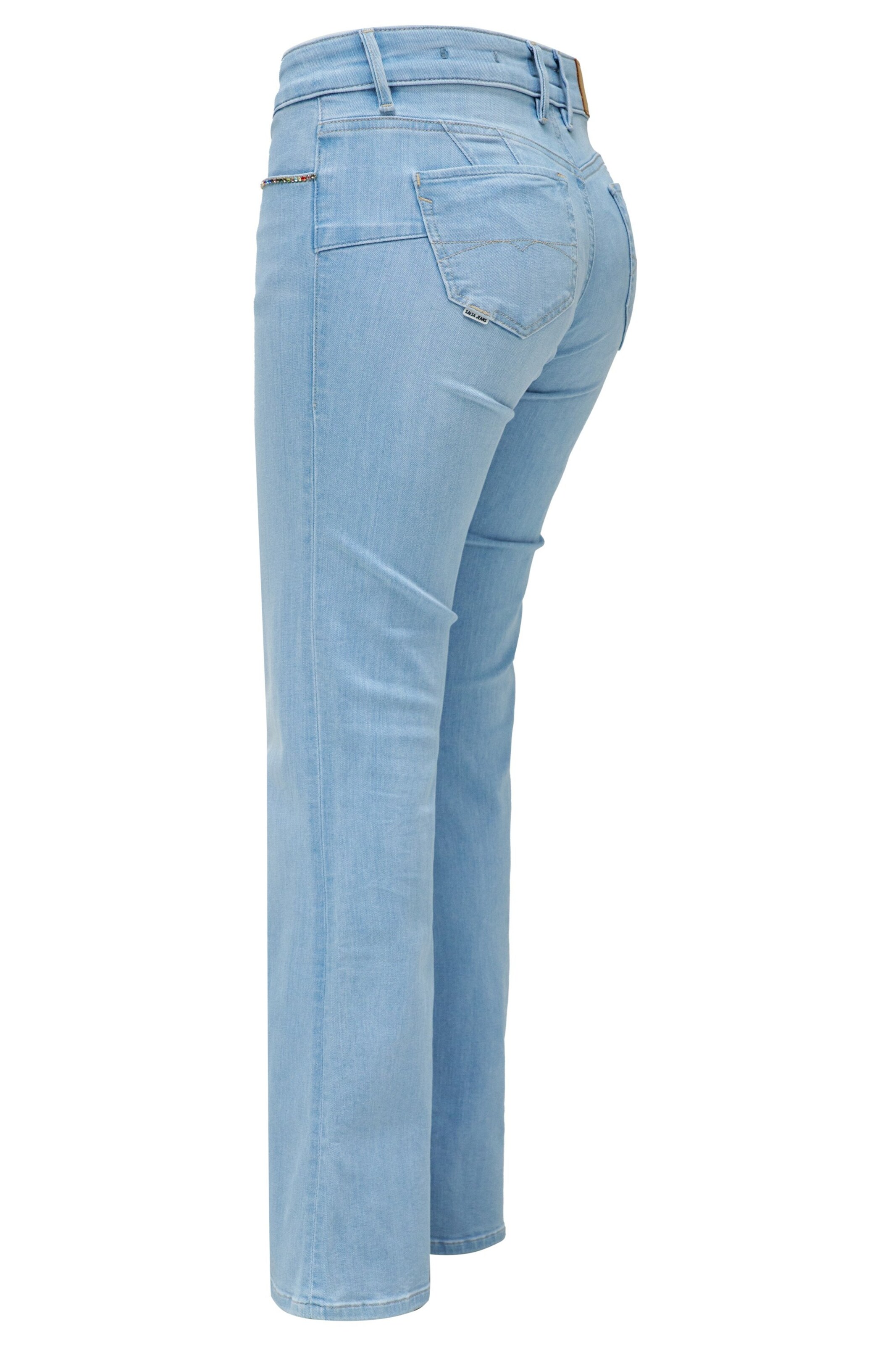évasé Jean 'Wonder' Salsa Jeans en bleu