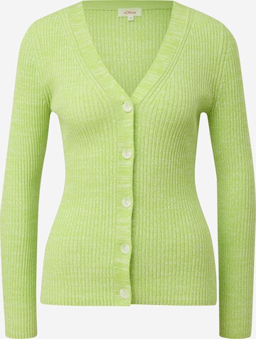 s.Oliver Cardigan i grøn: forside