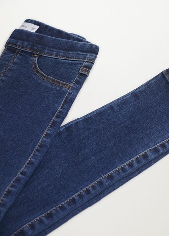 MANGO KIDS Slimfit Jeans i blå