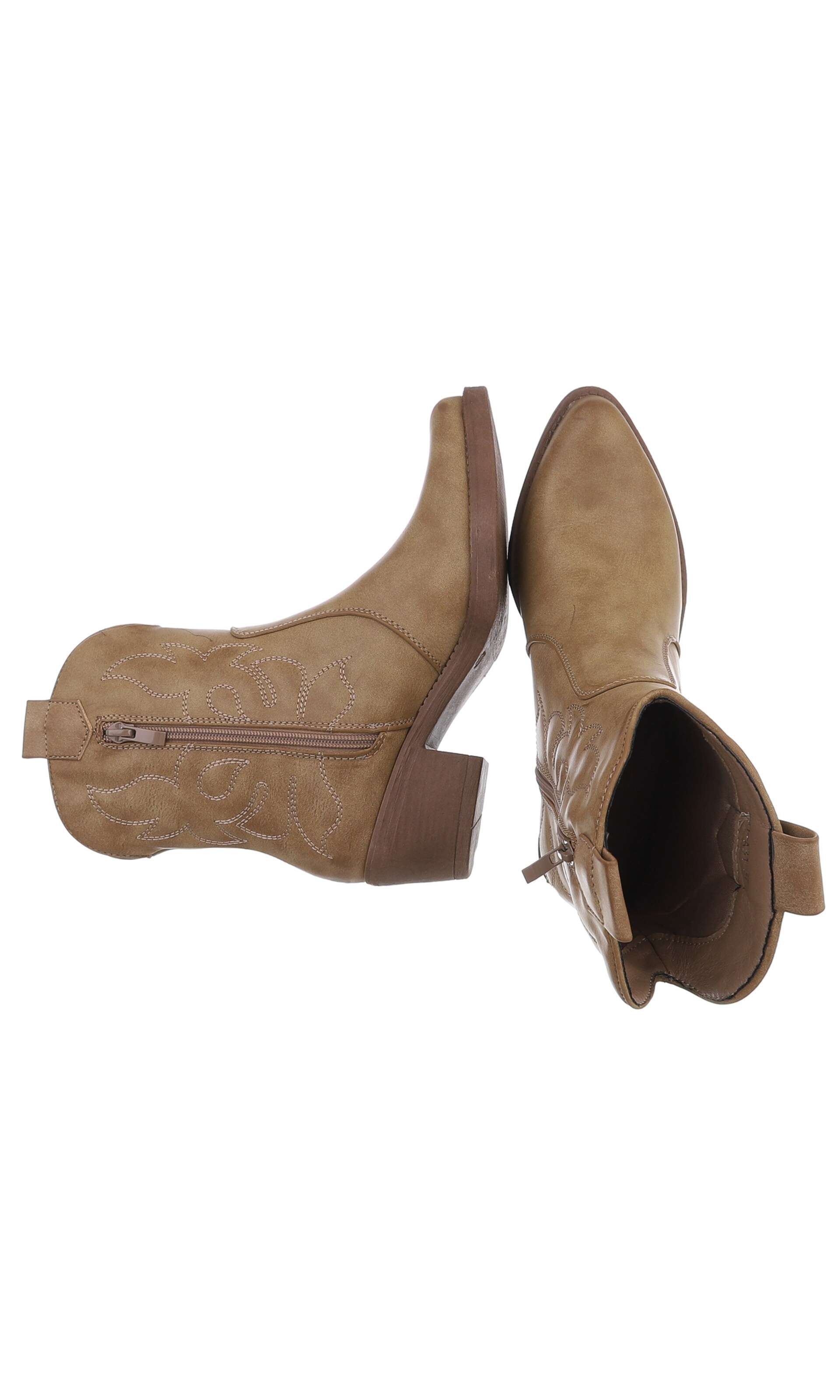 Ital-Design Cowboy Boots in Brown