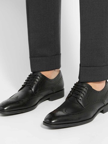 Dune LONDON Schnürschuh 'Sunni' in Schwarz