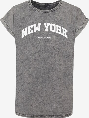 T-shirt 'New York' Merchcode en gris : devant