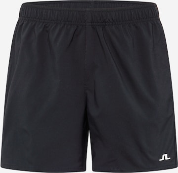 J.Lindeberg Regular Sportshorts 'Preston' in Schwarz: predná strana