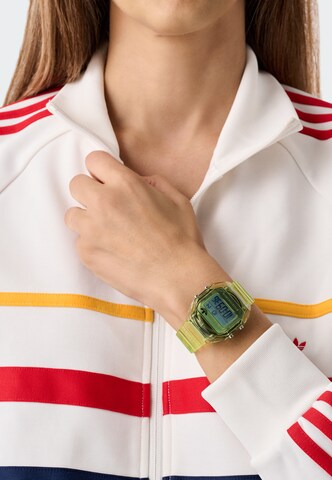 ADIDAS ORIGINALS Digitaluhr 'DIGITAL TWO CRYSTAL' in Grün: Vorderseite