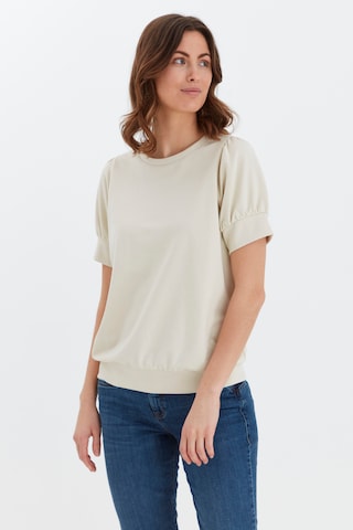 Fransa Sweatshirt in Beige: predná strana