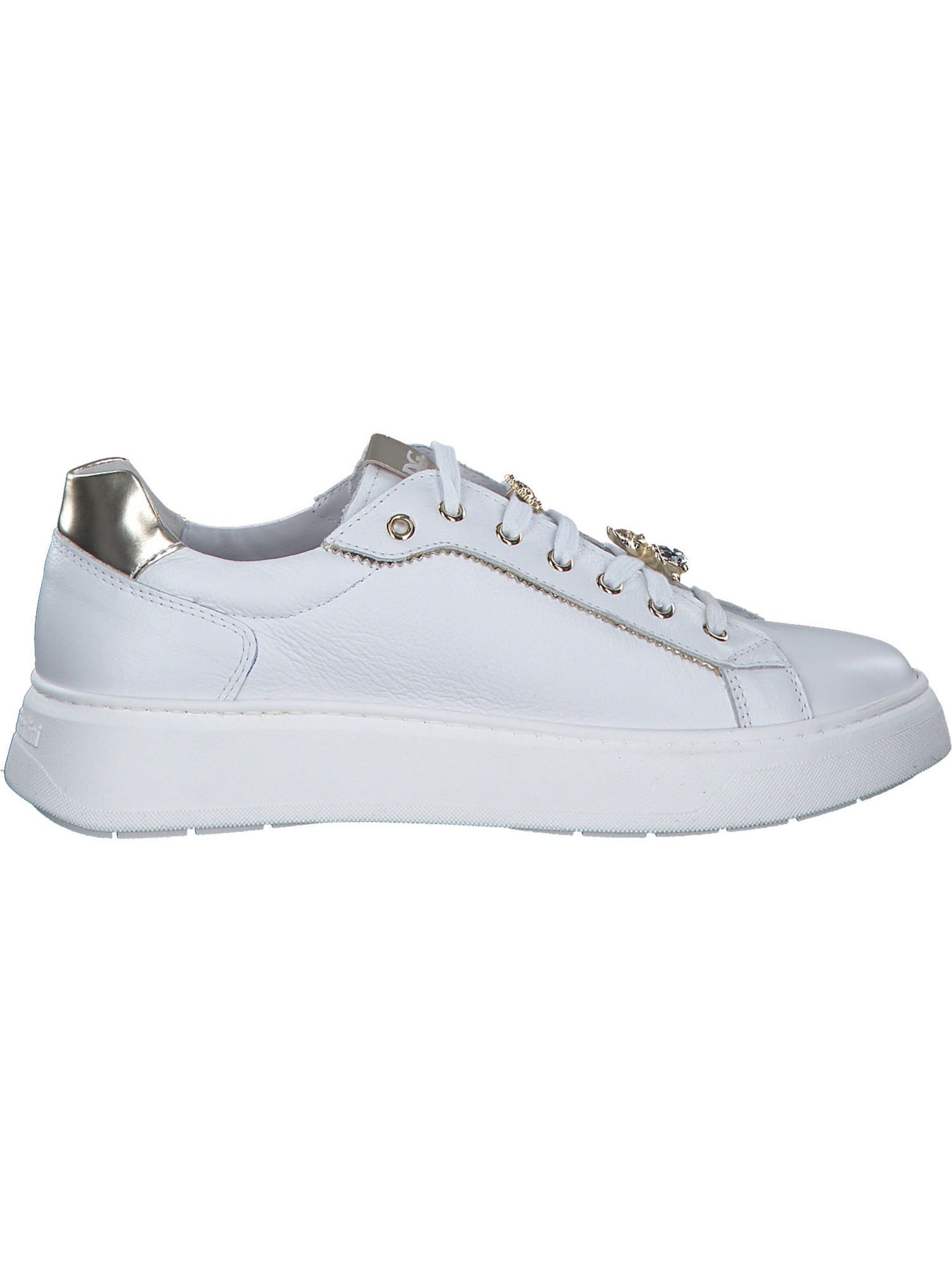 Baskets basses Nero Giardini en blanc