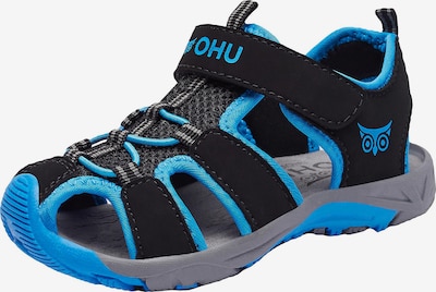 myToys-COLLECTION Offene Schuhe 'SAN EV' in blau / grau / schwarz, Produktansicht