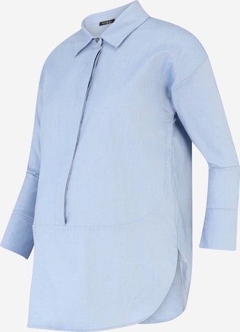 Attesa - Blusa en azul: frente