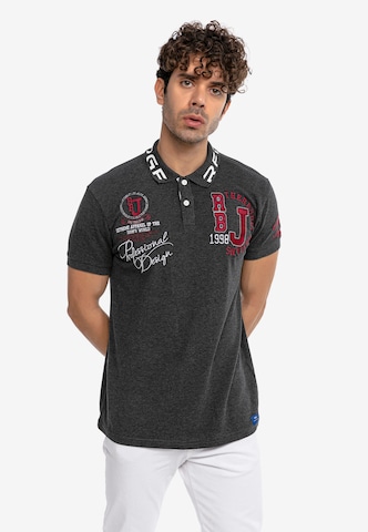 Redbridge Poloshirt 'Orlando' in Grau: predná strana