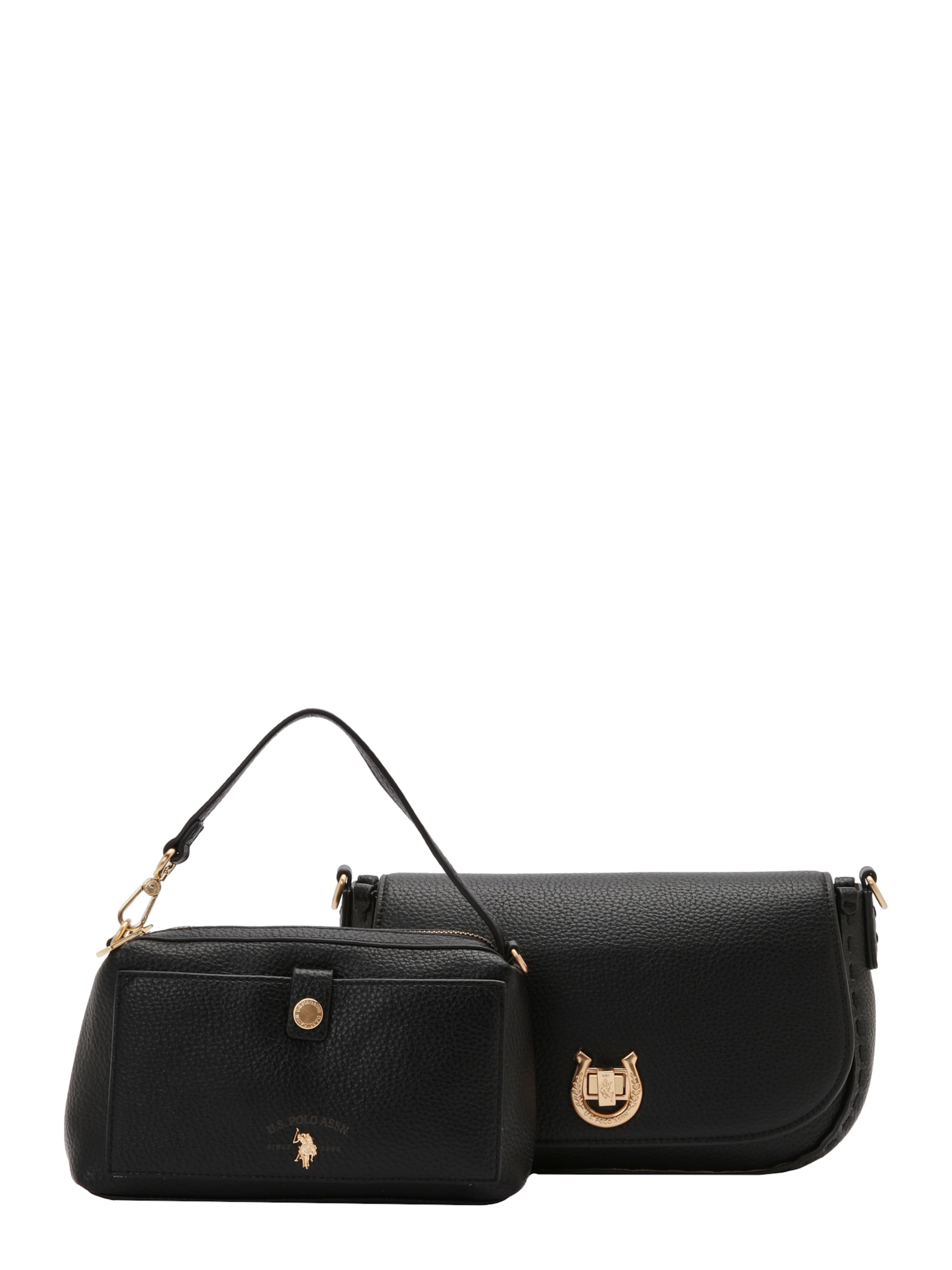 U.S. POLO ASSN. Umhängetasche 'Middleton' in Schwarz