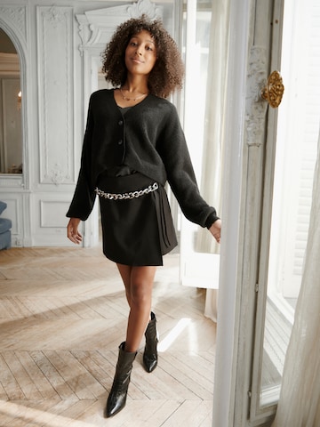 Guido Maria Kretschmer Women Knit Cardigan 'Nathalie' in Black