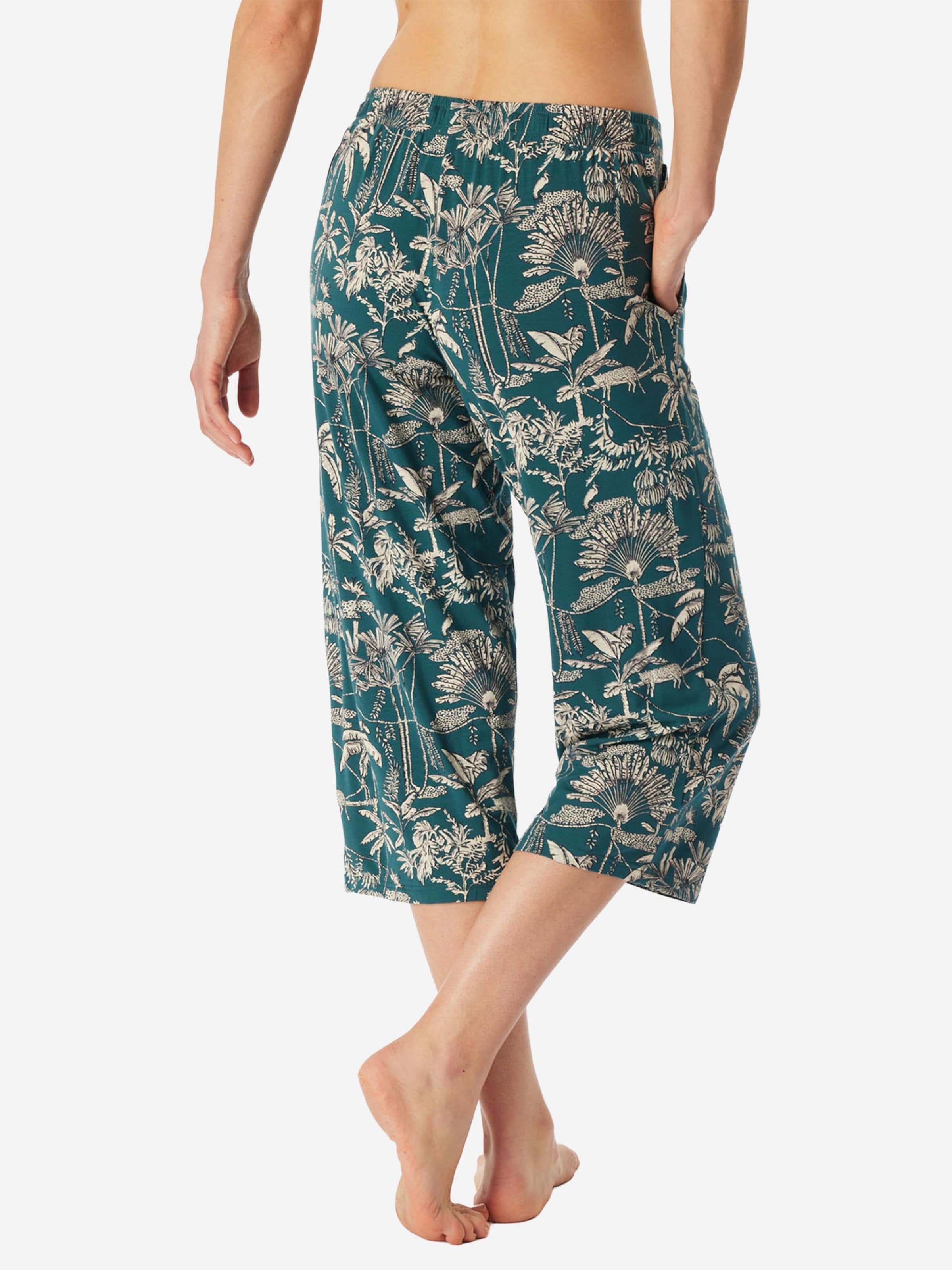Pantalon de pyjama 'Mix+Relax' SCHIESSER en vert