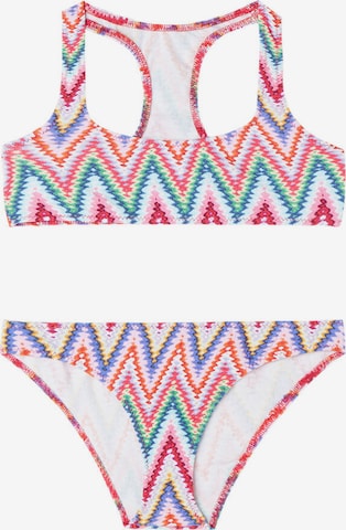 CALZEDONIA Swimsuit 'CHEVRON' in Mixed colors: front