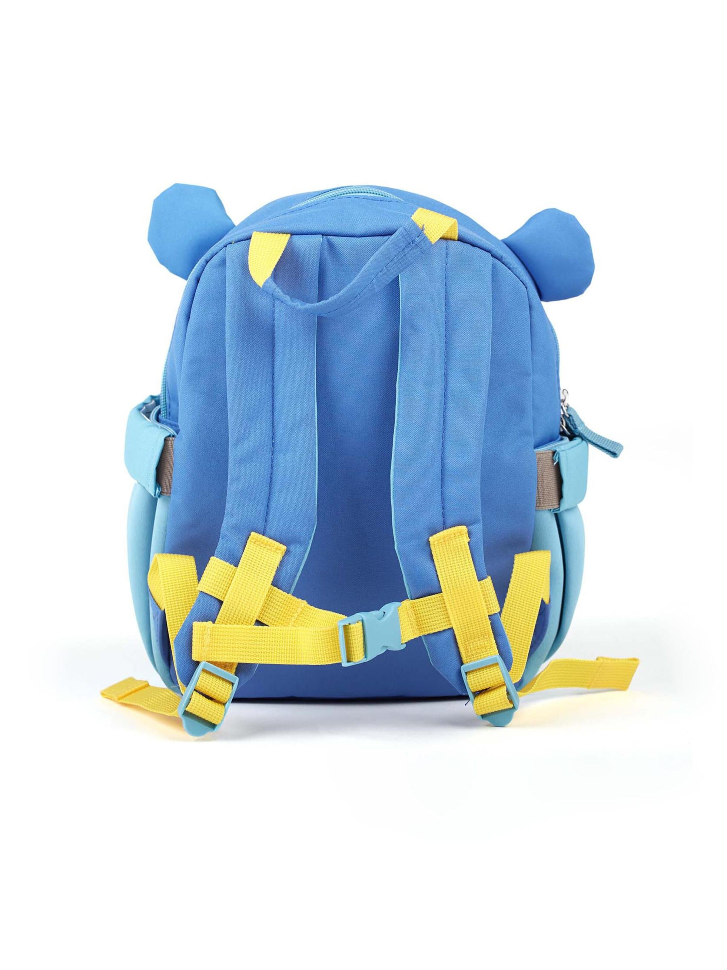 SIGIKID Backpack 'Kindergarten Rucksack fröhliches Tiergesicht, 5,2 Liter' in Blue