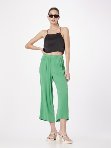 ICHI Wide leg Pants 'MARRAKECH' in Green