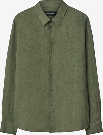 Regular fit Camicia di Adolfo Dominguez in verde: frontale