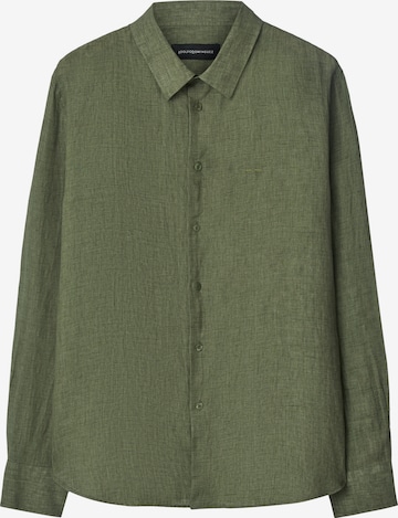 Adolfo Dominguez Рубашка в Зеленый: спереди