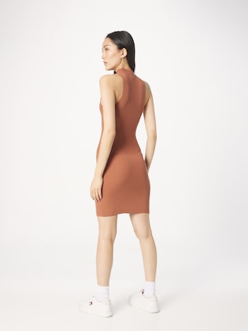 Urban Classics Knit dress in Brown