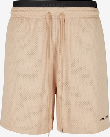 regular Pantaloni 'Essential' di 9N1M SENSE in beige: frontale