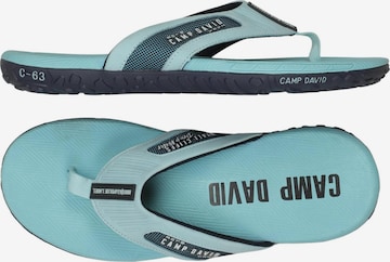 CAMP DAVID Sandalen 45 in Blau: Vorderseite