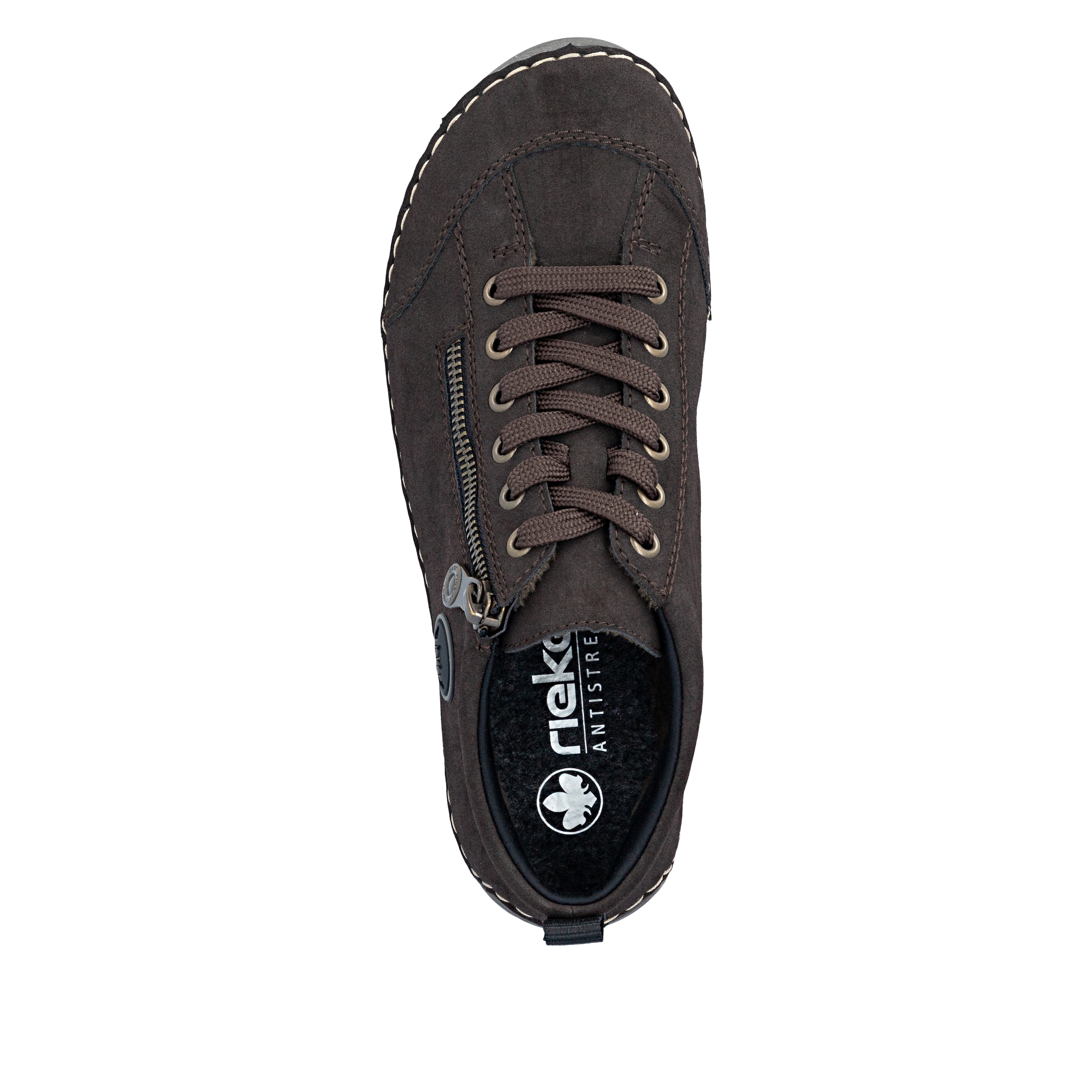Bottines à lacets Rieker en marron