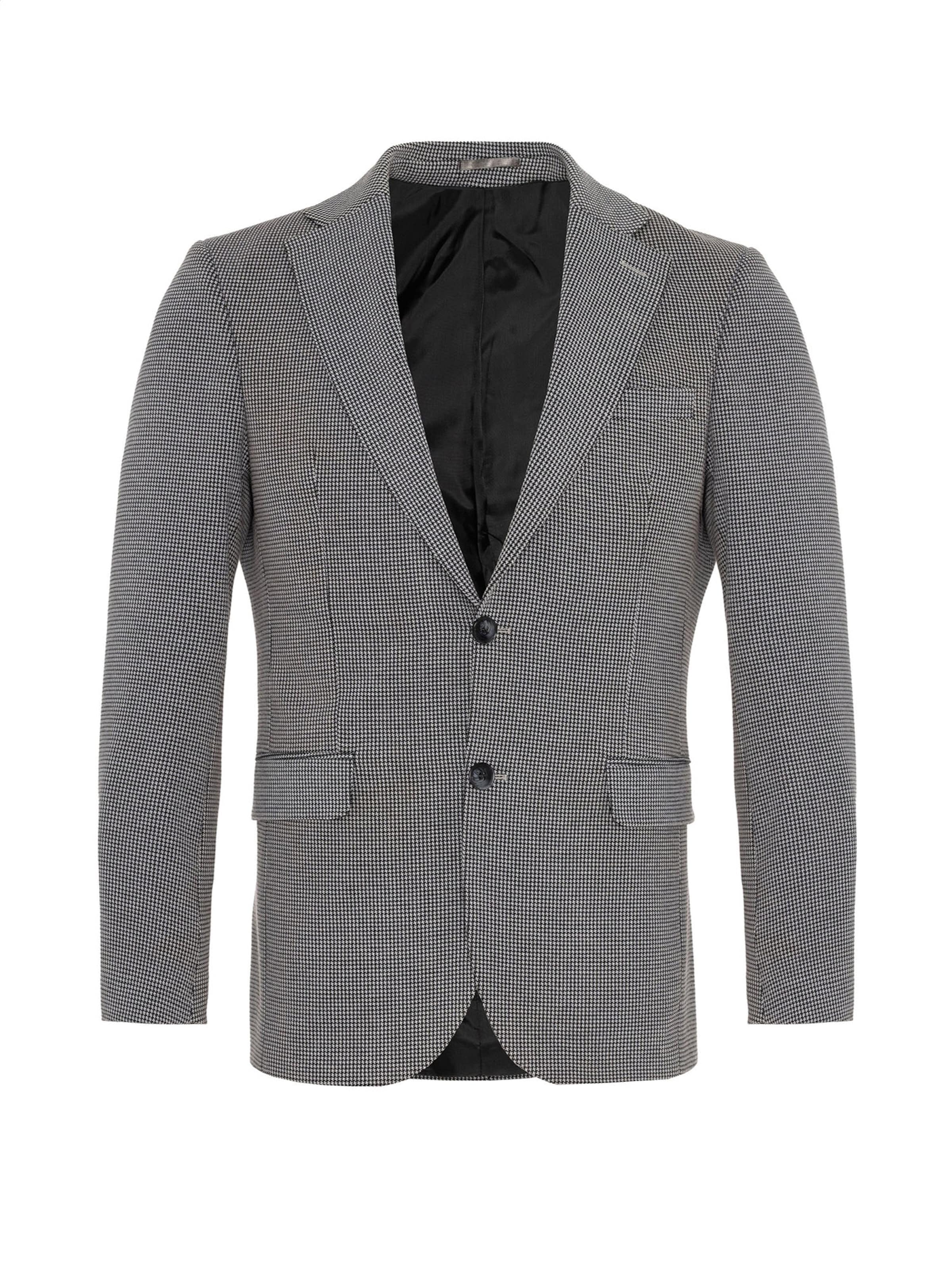 By Diess Collection Slim fit Colbert in Zwart: voorkant