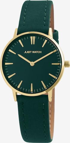 Just Watch Analog Watch 'Lilly, 3 ATM' in Green: front