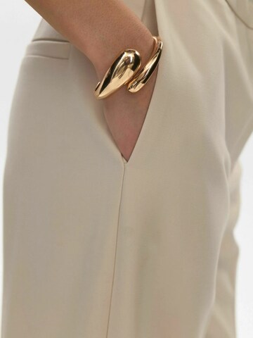 NÜMPH regular Bukser med fals 'BUSSY' i beige