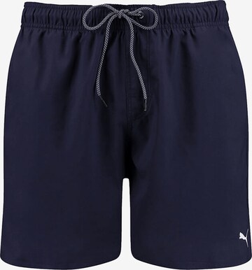 PUMA Regular Board Shorts in Blue: front