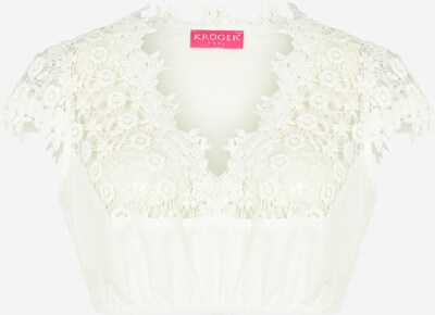 Krüger Madl Blouse folklorique en crème, Vue avec produit
