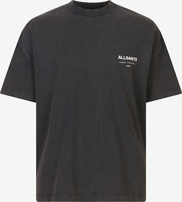 AllSaints Shirt 'Underground' in Grijs: voorkant