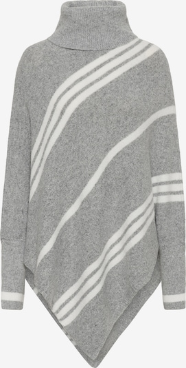 Apsiaustas 'Kuma' iš Cream, spalva – margai pilka / balta, Prekių apžvalga