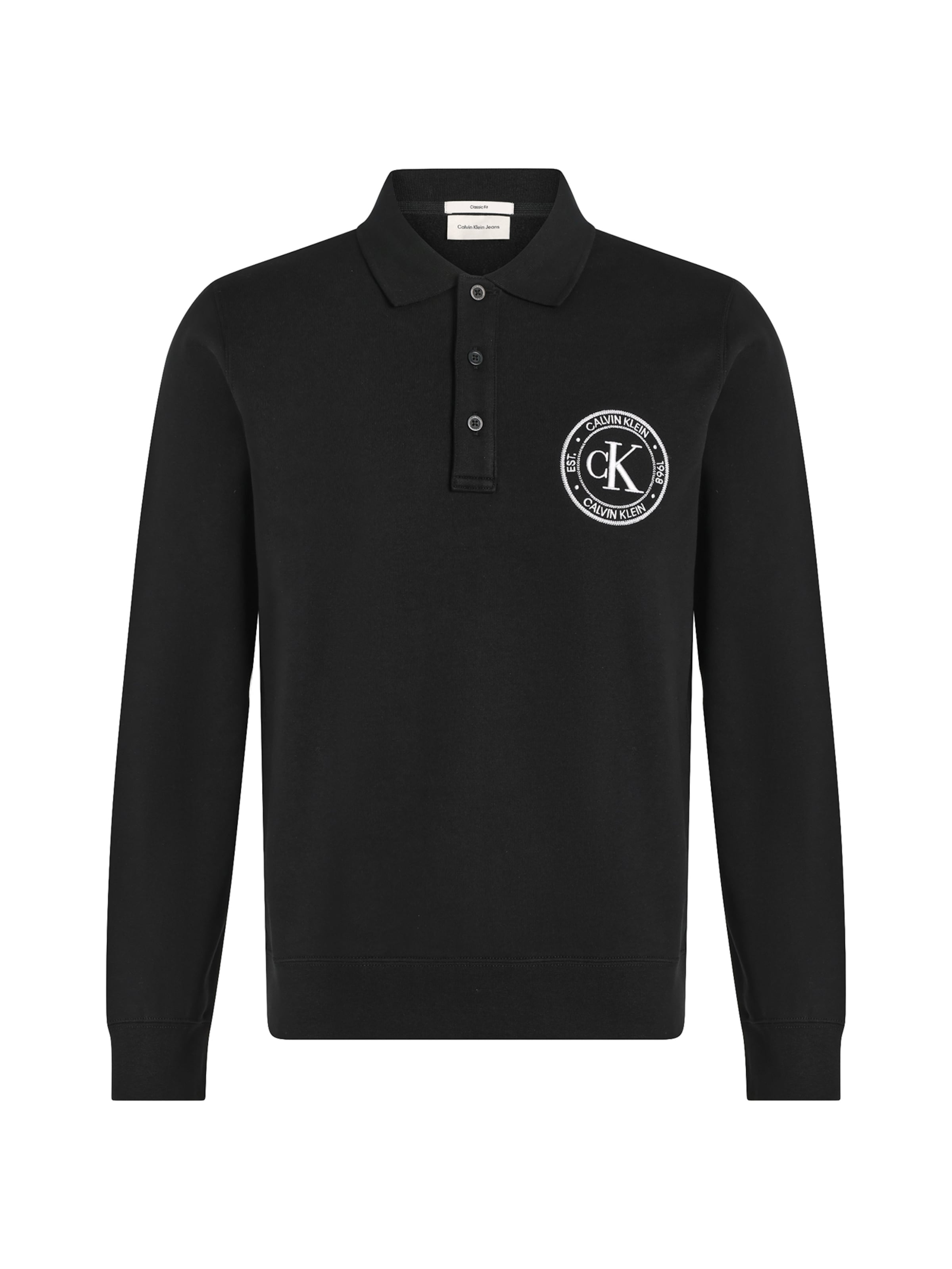 Calvin Klein Jeans Sweatshirt in Black: front