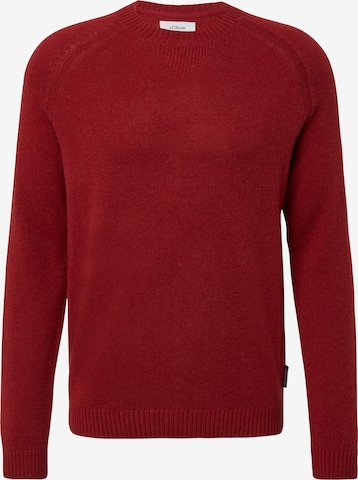 s.Oliver Pullover in Rot: Vorderseite