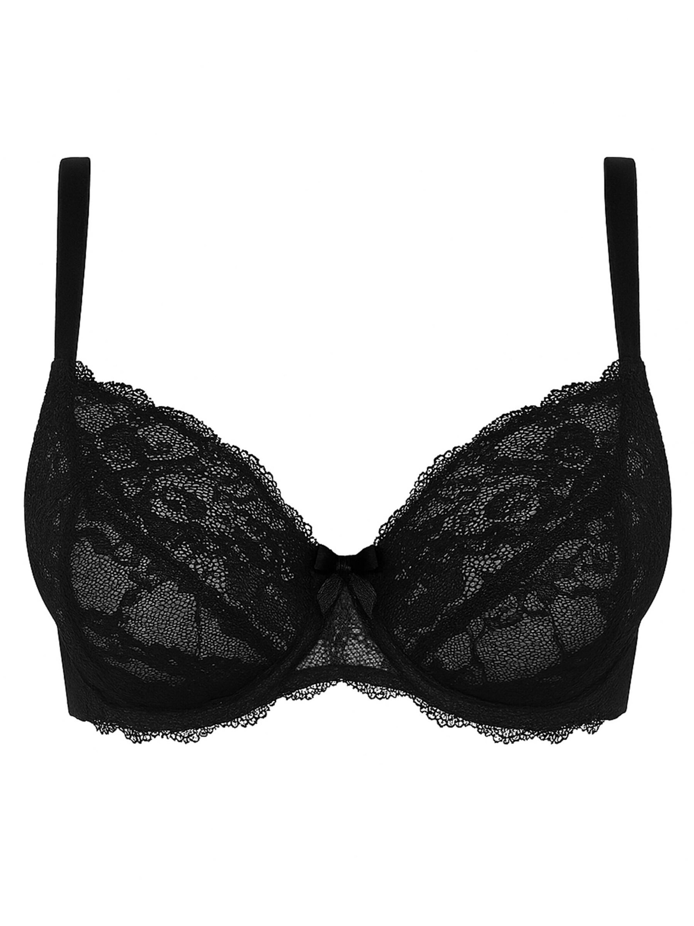 Vivisence Minimiser Bra '1052' in Black: front
