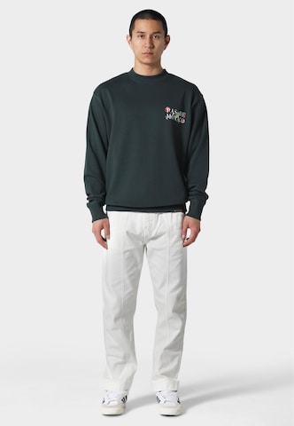 Pas De Monaco Sweatshirt 'FLORALE' in Grün