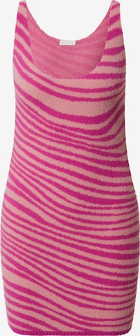 LeGer by Lena Gercke Πλεκτό φόρεμα 'Phoenix' σε ροζ: μπροστά