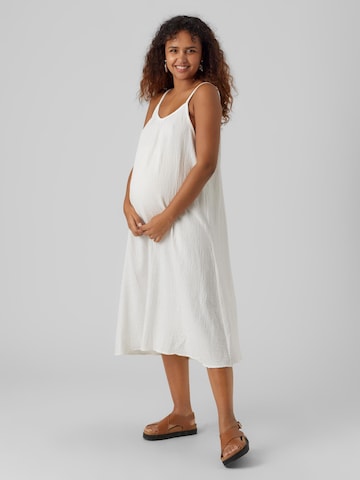 Vero Moda Maternity Letní šaty 'NATALI' – bílá