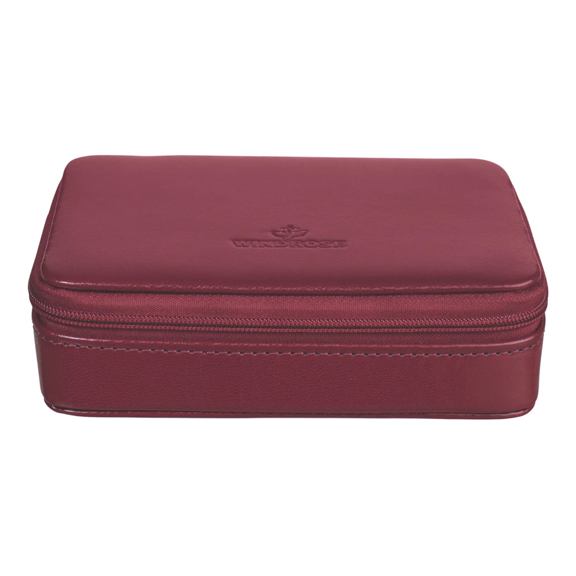 Boîte à bijoux 'Merino' WINDROSE en rouge : devant