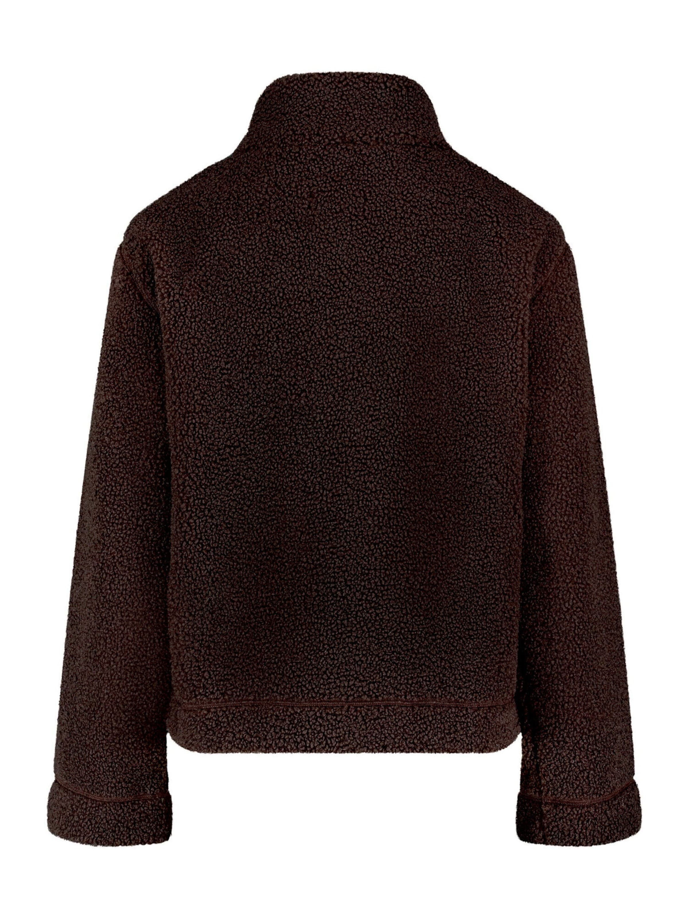 Cartoon Fleece Jacket in Brown